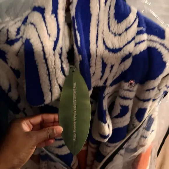 Farm Rio Multicolored Hearts Fleece Coat - Picture 15 of 15